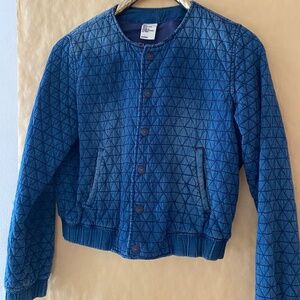 Blue stitch, pattern jacket